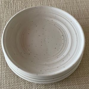 Potterswheel Melamine 8 1/4” Outdoor Salad Plates, set of 5